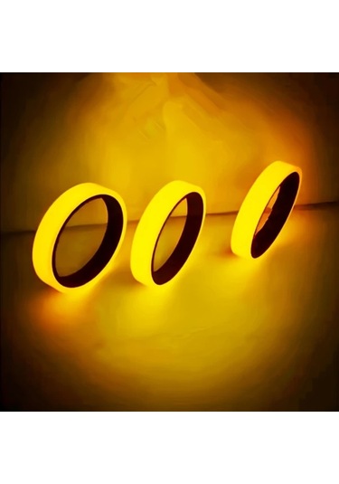 Honeybeeshop Mavi Karanlıkta Parlayan Bant Merdiven Duvarlar Çıkış İşareti Floresan Yapışkan Okul Kitap