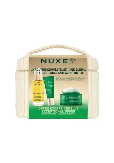 Nuxe Nuxuriance Ultra Yaşlanma Karşıtı Bakım Seti - Serum 30 Ml + Göz Ve Dudak Kremi 15 Ml + Yüz Kremi 50 Ml