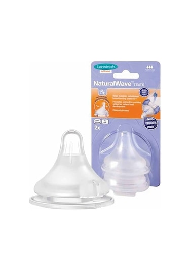 Lansinoh Natural Wave Biberon Emziği -Hızlı Akışlı