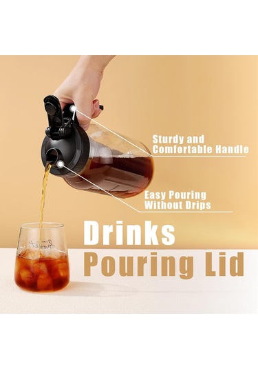 Geeksen Geniş Ağızlı Kavanoz İçin Sızdırmaz Dökme Ağızlı Kapak, Pratik Ve Dayanıklı Siyah