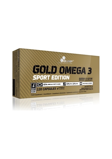 Olimp Gold Omega 3 Sport Edition Aromasız 120 Kapsül