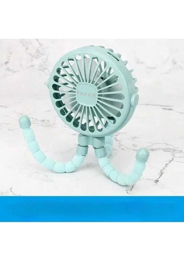 Novahub Usb El Katlanır Fan, Araba El Fanı, Küçük Çok Fonksiyonlu Aht C133-green, Yaz Dilsiz Kullanım 01