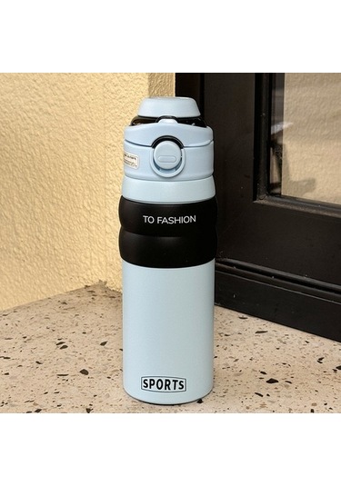 Kızlar Için Hasır Termos Bardak, Güzel Görünümlü Çift Içme Suyu Bardağı, Öğrenciler Için Paslanmaz Çelik Portatif Bardak Umlıgc Mavi/yeşil