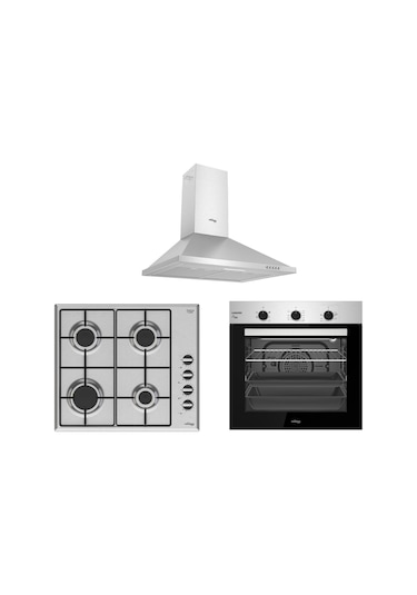 Tommatech TT100 TAF6006ISM + TAO6007IM + TDP6001IM Inox Ankastre Set