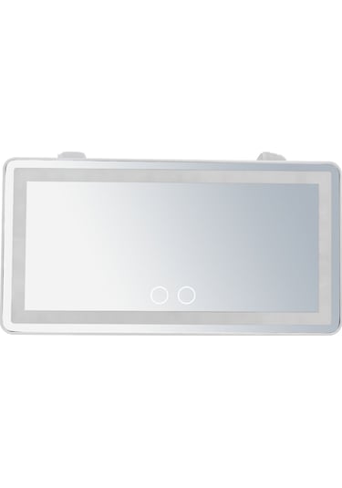 Vkemall Led Işıklı Araba Makyaj Aynası Yardımcı Pilot Güneşlik Makyaj Işığı Aynası Üç Re