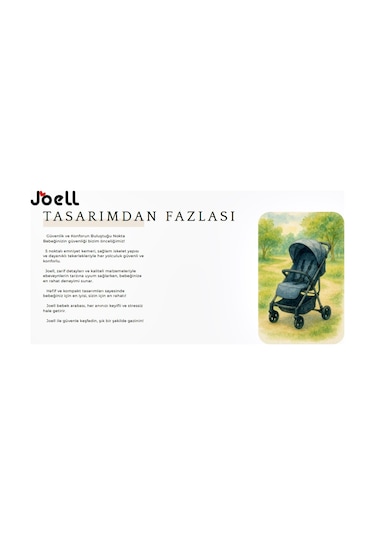 Joell Cabin Boy Travel Sistem Bebek Arabası Bebek Arabası