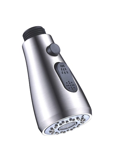 Xiyyadms G1/2 Bağlantılı Mutfak Musluğu Atomizer, 3 Ayarlı Abs Plastiği, Çizgili Bn Finishli Değiştirme Parçası Diğer