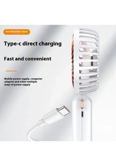 Küçük Fan El Tipi Uzun Ömürlü Katlanır Taşınabilir Fan 9730 Yeşil