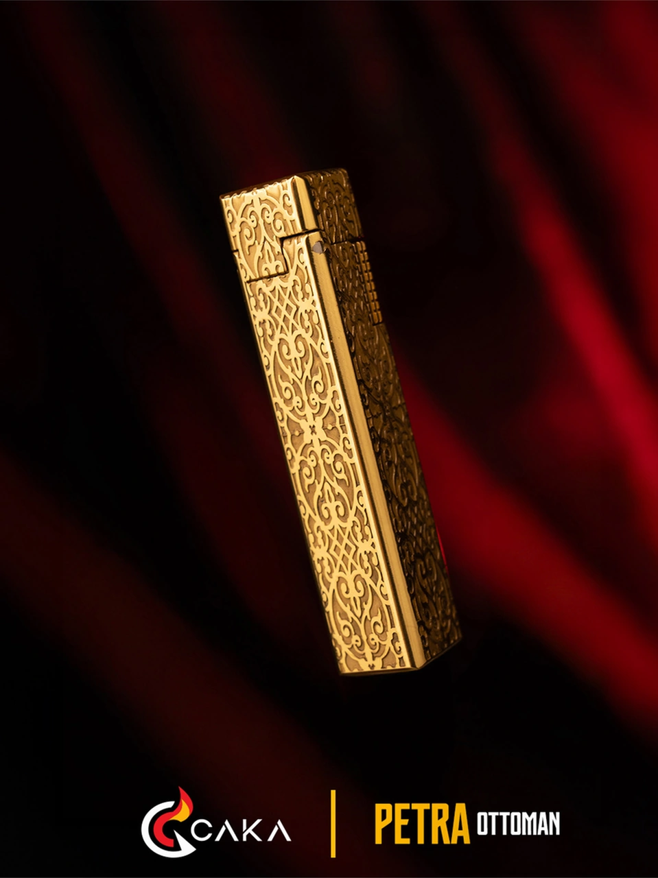 Caka Lighter Petra Ottoman Premium Çakmak Gold