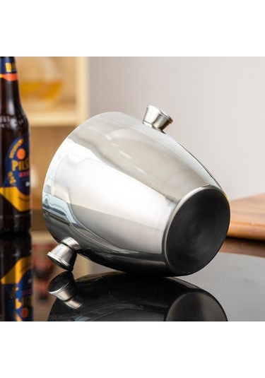 Wondernest Şarap Şampanya Paslanmaz Çelik Kova, Buz Kovası, Lichen