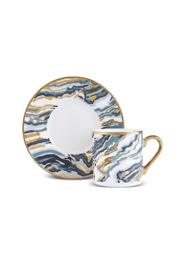 Karaca  Ocean 6 Kişilik Kahve Fincan Takımı 90 Ml