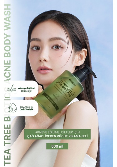 Kundal Tea Treebiotics Acne Akneye Eğilimli Ciltler İçin Vücut Yıkama Jeli 500 ML