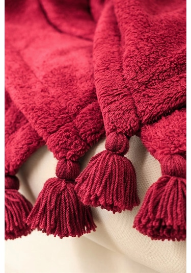 Puffy Wellsoft Battaniye - Bordo