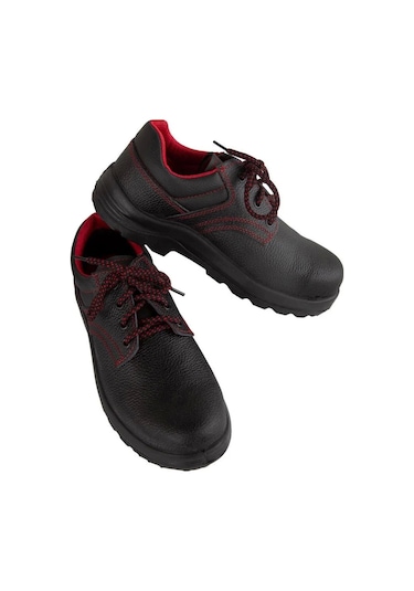 Deri İş Ayakkabısı Çelik Burunlu Kaymaz 110 En Iso 20345 Pars Rolax Suya Siyah