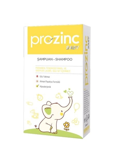 Prozinc Papatya Özlü Göz Yakmayan Bebek Şampuanı 300 ML