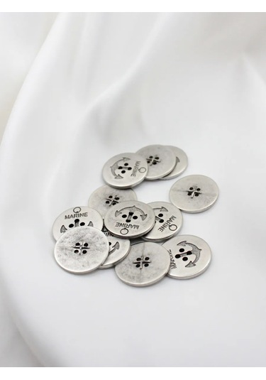 The New Button 25 Mm 12 Adet Çapa İşaretli Düğme 281042361