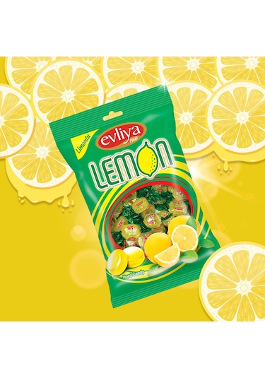 Evliya Şekerleme Limon Aromalı Şeker 350 G
