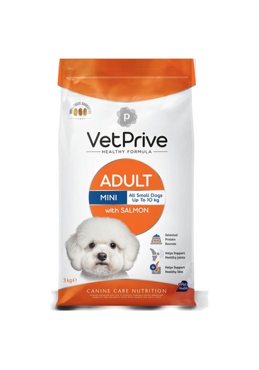 Mini Adult Somonlu Köpek Maması 3 Kg