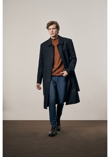 Koyu Lacivert 115 Cm Kaşe Polo Yaka Düz Esnek Garnisiz-biyesiz Comfort Fit Palto 1005245150 Koyu Lacivert Koyu Lacivert 115 Cm Kaşe Polo Yaka Düz Esnek Garnisiz-biyesiz Comfort Fit Palto 1005245150 Koyu Lacivert