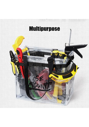 Ruicoo "katlanabilir Şeffaf Outdoor Depolama Çantası - 28l Geniş Kapasiteli Kamp & Piknik Eşya Organizer" Çok Renkli