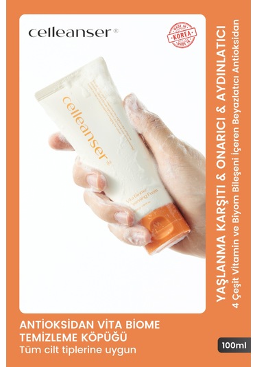 Celleanser Deniz Topalağı Ve Fermente İçerikli Temizleme Köpüğü 100 ML