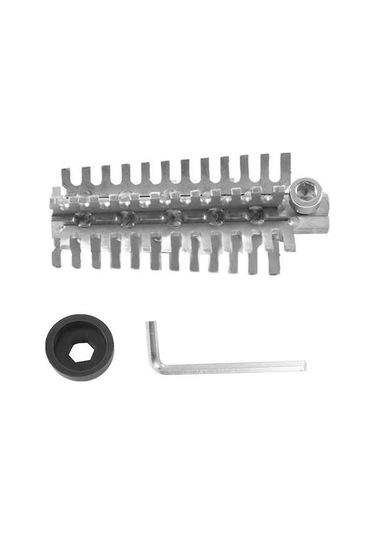 Balık Pullarını Temizleyici Elektrikli Pul Temizleyici Aksesuarı - Dayanıklı D Gümüş Gümüş