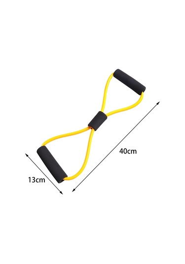 Dolıty 8 Şekilli Direnç Bandı Elastik Halat Ev Sarı Sarı