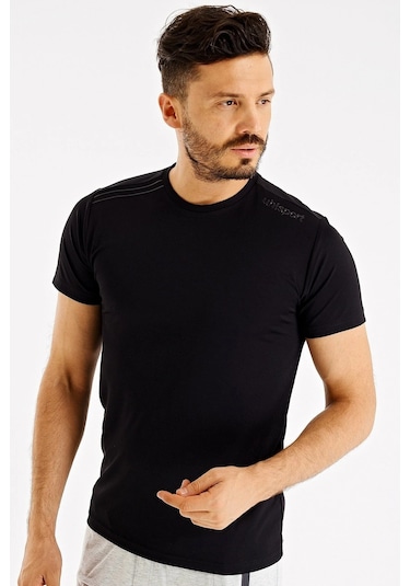 Uhlsport Erkek Günlük T-shirt Kevin M 3202110 Siyah