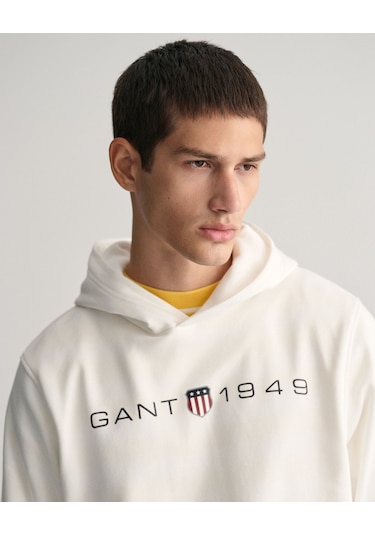 Gant Erkek Sweatshırt 2003244-113 2003244-113 Beyaz Beyaz