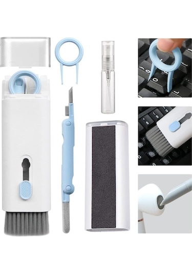 7 İn 1 Klavye Airpods Uyumlu Kulaklık Temizleme Seti Klavye Tuş Çıkarma