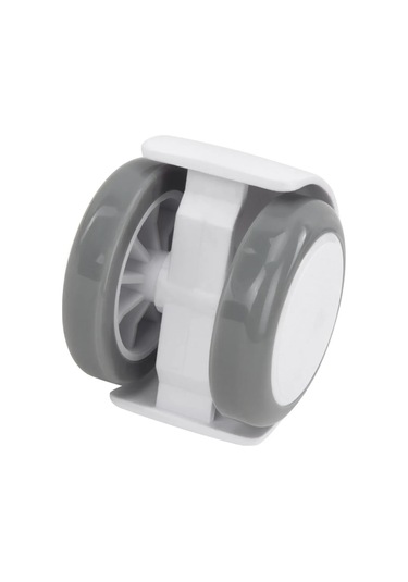 Brabıx Ofis Koltuğu Tekerlekleri, Kauçuk Dişli Set 5 Adet 415726102 Beyaz