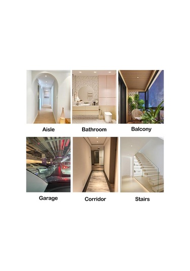 Led Sensörlü Işık 3w 5w 7w Ses Ve Işık Kontrolü Yuvarlak Işık Otomatik Anahtar Led Gece Lambası Sensörü Tavan Lambası 5w Diğer