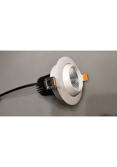 12W Günışığı Yuvarlak Hareketli Led Spot