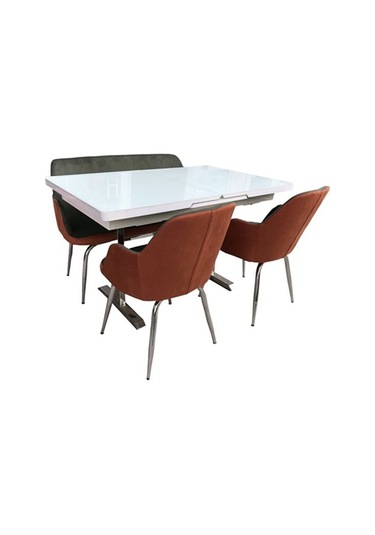 Bengimobilya Masa Açılır Üstücam Model Metal Transmisyon Nikelaj Japon Ayak Ve