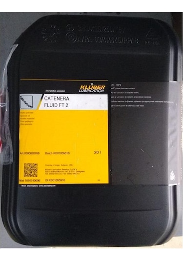 Klüber Catenera Fluid Ft 2 Yürüyen Merdiven Zincir Yağı 20 L