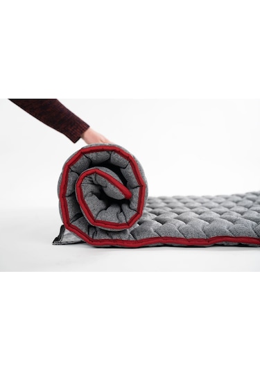 Rafadi Taşınabilir Katlanır Yatak Karavan Kamp Yatağı Anne Yanı Yer Yatağı Tek Kişilik 90 X 190 Antrasit