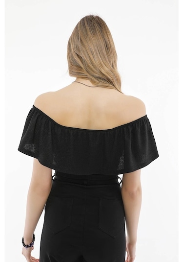 Alexandergardı Volanlı Crop Top (B21-3100)