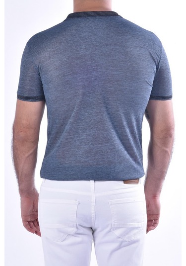 Ts 814 Slim Fit Lacivert Spor T-shirt Lacivert