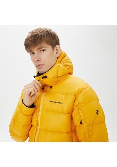 Peak Performance Frost Down Erkek Sarı Outdoor Mont Düz G79634030 Sari