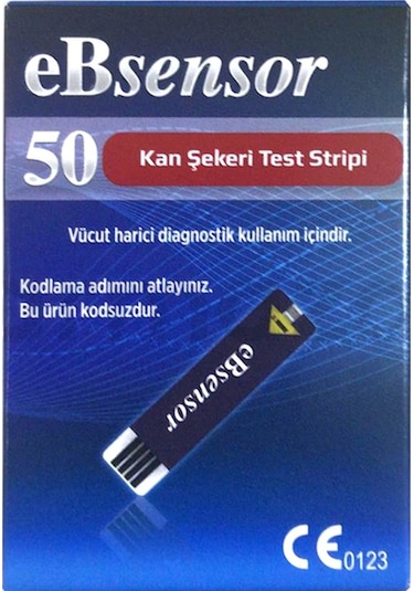 eBsensor Seker Olçüm Çubuğu Strip 2 x 50