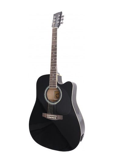 Almira F650n-bkc Elektro Akustik Gitar - Siyah Başlangıç/orta -