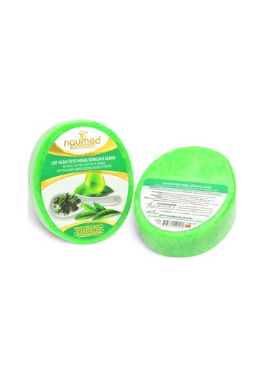 Süngerli Sabun Çay Ağacı Özlü Çay Ağacı