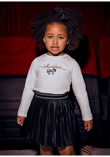 Mayoral Siyah Kız Çocuk Pileli Etek 4903 Siyah