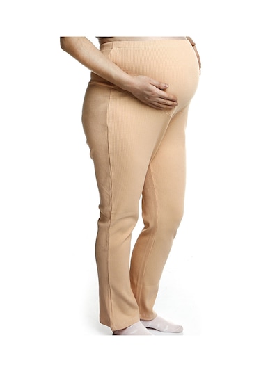 Baby Mom Hamile Ribana Pantolon Anne Giyim 23YBMMAHMP001 Somon
