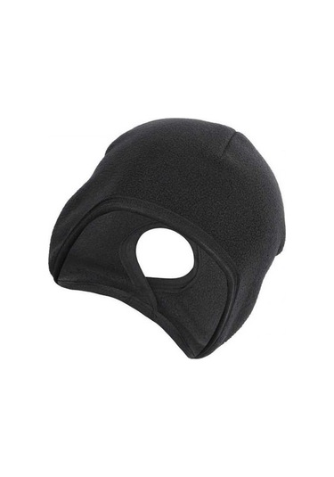 Trendooze Bisiklet Sıcak Şapka Açık Spor Rüzgar Geçirmez Kask Siyah, Termal Yalıtım Teknolojisi Siyah