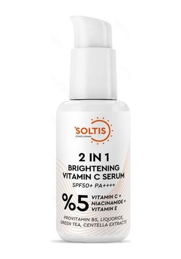 Soltis C Vitamini Aydınlatıcı Ve Ton Eşitleyici Bakım Serumu Spf 50 30 Ml