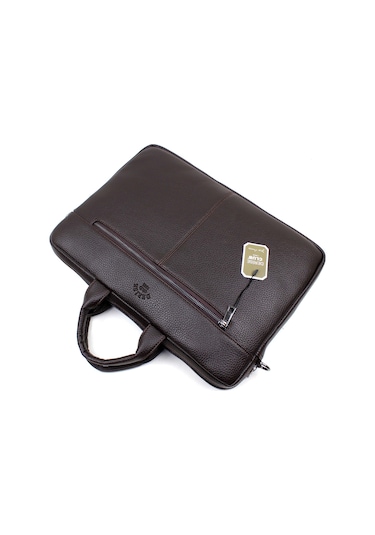 KAHVERENGİ  ASKILI DOSYA EVRAK 15,6 İNÇ LAPTOP VE EVRAK ÇANTASI Kahverengi