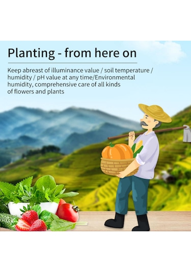 Reedark Toprak Ph, Nem, Sıcaklık Ve Işık Ölçer - Dört Fonksiyonlu Multifunctional Toprak Analizi Cihazı Pil Dahil Değil