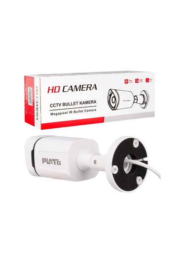 Ayt Plato Pl-23840 Ahd Bullet Kamera 2 Mp Gece Renkli Görüşlü Güvenlik Kamerası Dvr Kayıt Cihazı İçin