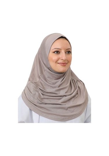 Hazır Giyim Türban Yumuşak Başörtü Şal - Açık Vizon Açık Vizon